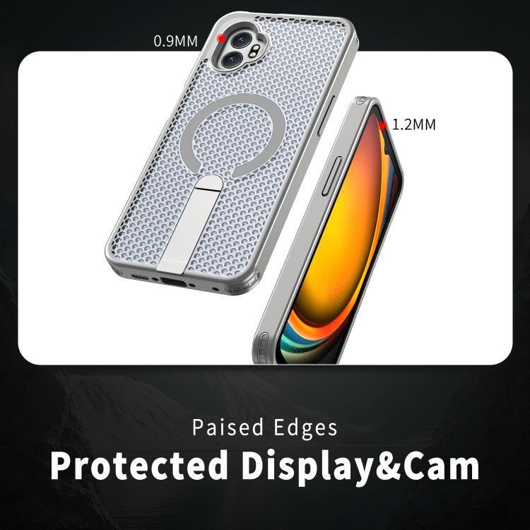 For Samsung Galaxy Xcover7 Pro Honeycomb Cooling MagSafe Holder Phone Case