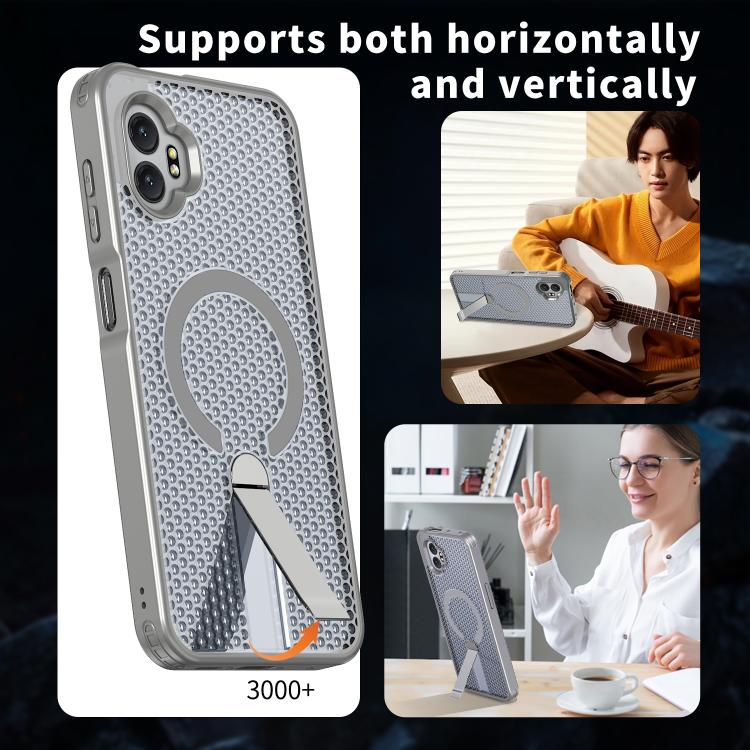 For Samsung Galaxy Xcover7 Pro Honeycomb Cooling MagSafe Holder Phone Case