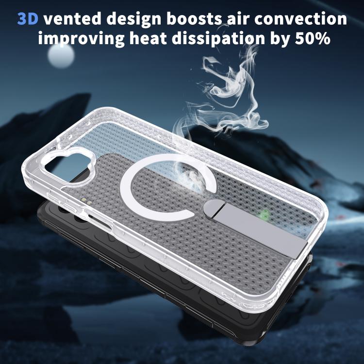 For Samsung Galaxy Xcover7 Pro Honeycomb Cooling MagSafe Holder Phone Case