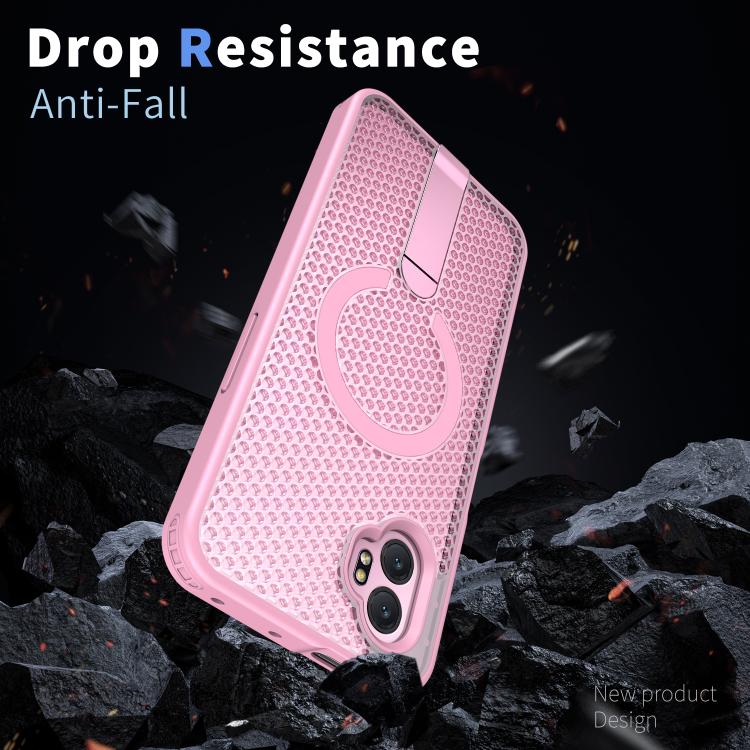 For Samsung Galaxy Xcover7 Pro Honeycomb Cooling MagSafe Holder Phone Case