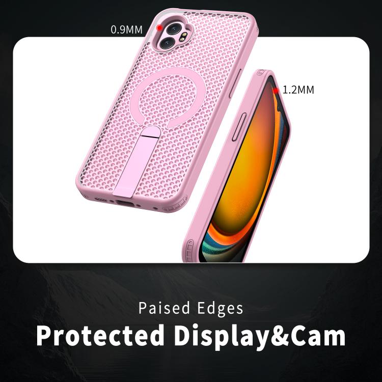 For Samsung Galaxy Xcover7 Pro Honeycomb Cooling MagSafe Holder Phone Case