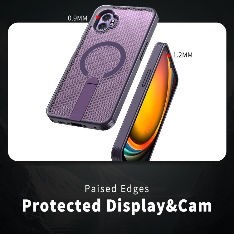 For Samsung Galaxy Xcover7 Pro Honeycomb Cooling MagSafe Holder Phone Case
