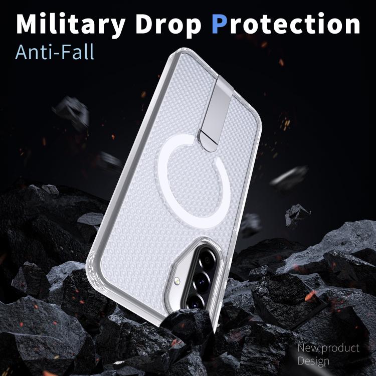 For Samsung Galaxy A17 5G Honeycomb Cooling MagSafe Holder Phone Case