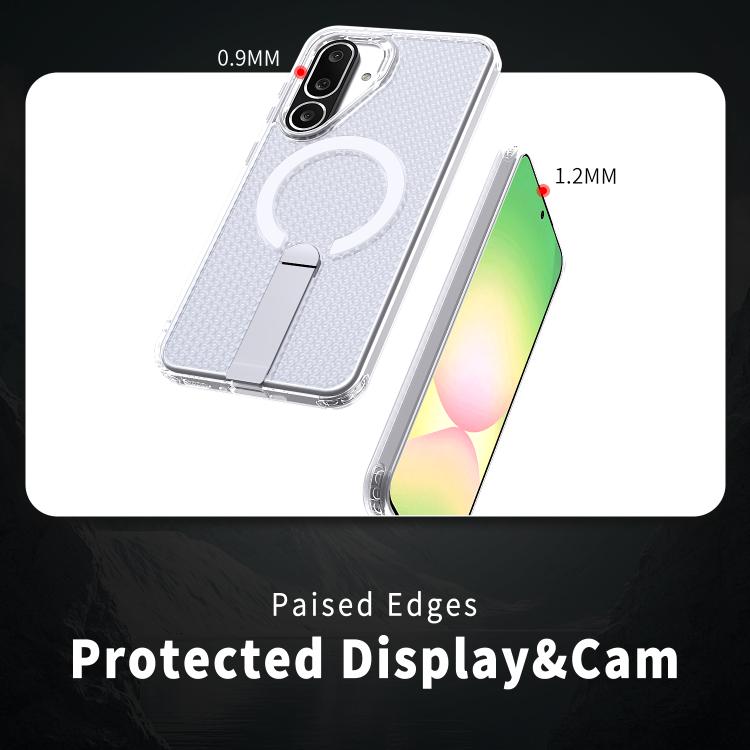 For Samsung Galaxy M56 / F56 5G Honeycomb Cooling MagSafe Holder Phone Case
