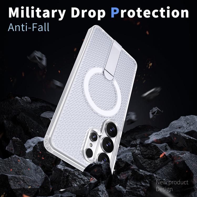 For Samsung Galaxy S26 Ultra 5G Honeycomb Cooling MagSafe Holder Phone Case