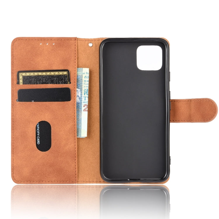 For Google Pixel 4 Solid Color Skin Feel Magnetic Buckle Horizontal Flip Calf Texture PU Leather Case with Holder & Card Slots & Wallet