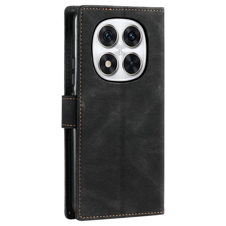 For Redmi Note 14 Pro 4G Nail Skin Feel Stitching Calf Texture Leather Phone Case