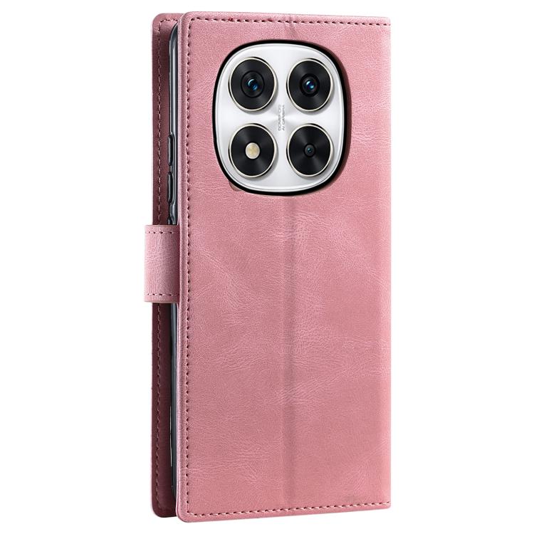 For Redmi Note 14 Pro 4G Nail Skin Feel Stitching Calf Texture Leather Phone Case