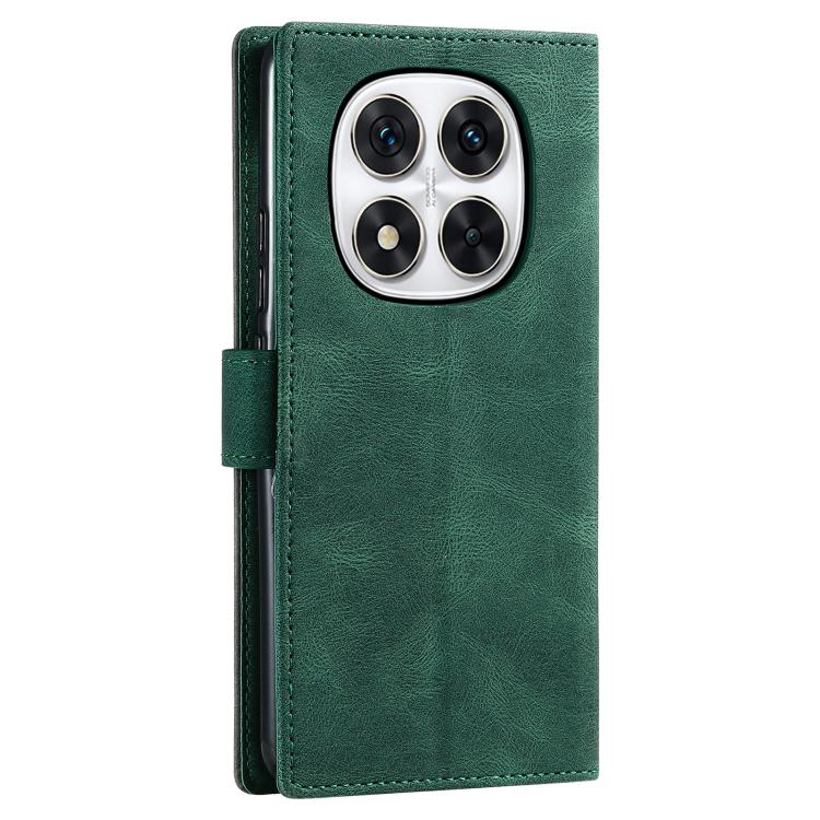 For Redmi Note 14 Pro 4G Nail Skin Feel Stitching Calf Texture Leather Phone Case