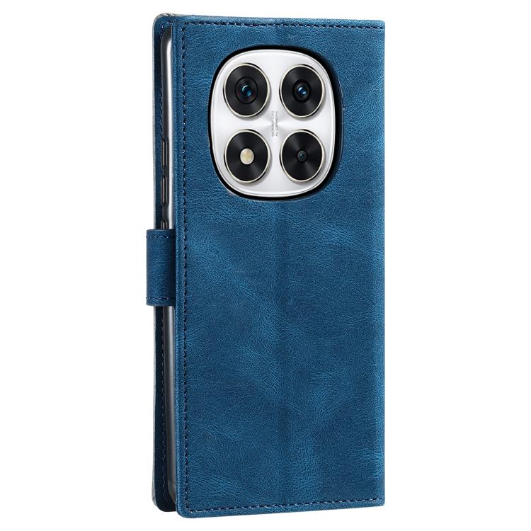 For Redmi Note 14 Pro 4G Nail Skin Feel Stitching Calf Texture Leather Phone Case