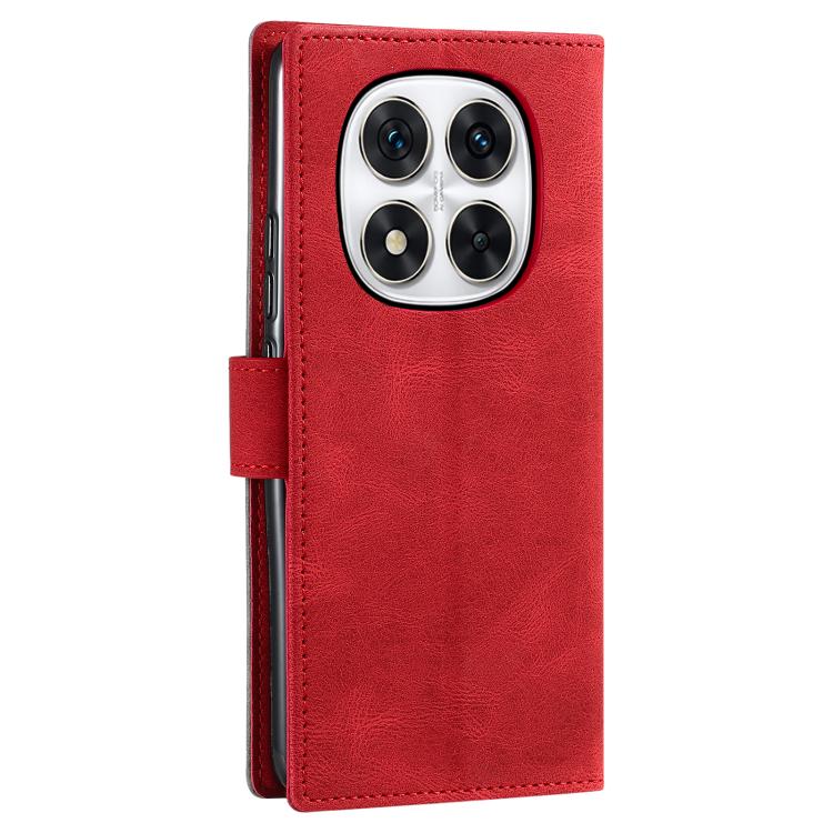 For Redmi Note 14 Pro 4G Nail Skin Feel Stitching Calf Texture Leather Phone Case
