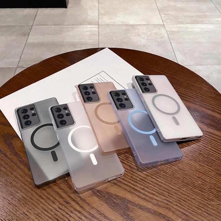 For Samsung Galaxy S21 Ultra 5G Ice Fog MagSafe PC Phone Case