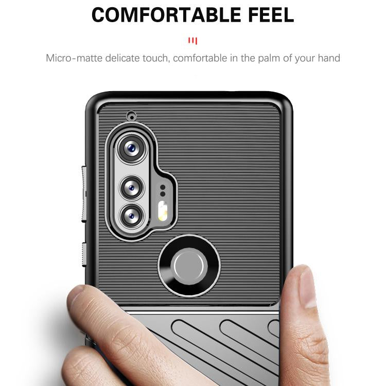 For Motorola Edge+ 2020 Thunderbolt Shockproof TPU Phone Case