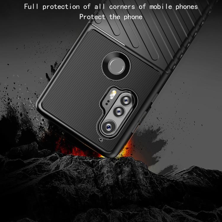 For Motorola Edge+ 2020 Thunderbolt Shockproof TPU Phone Case