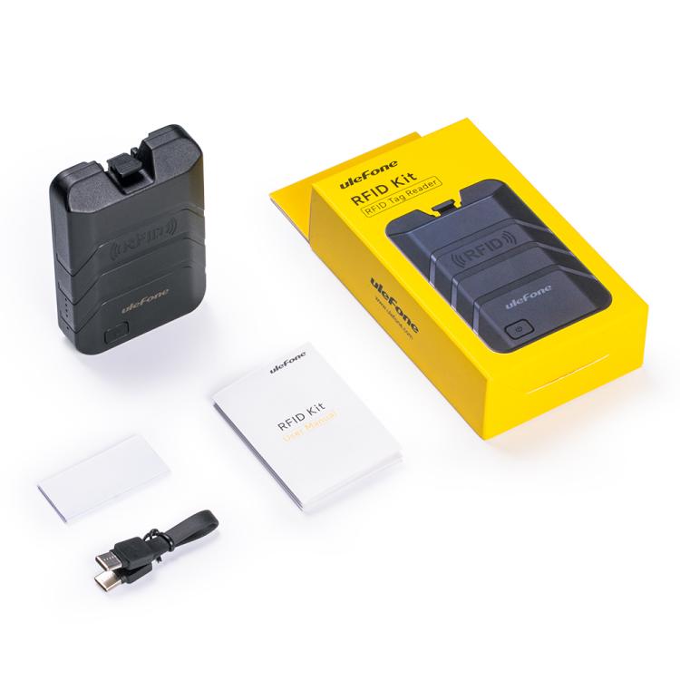 Ulefone Bluetooth 5.2 Portable UHF RFID Tag Reader - Black