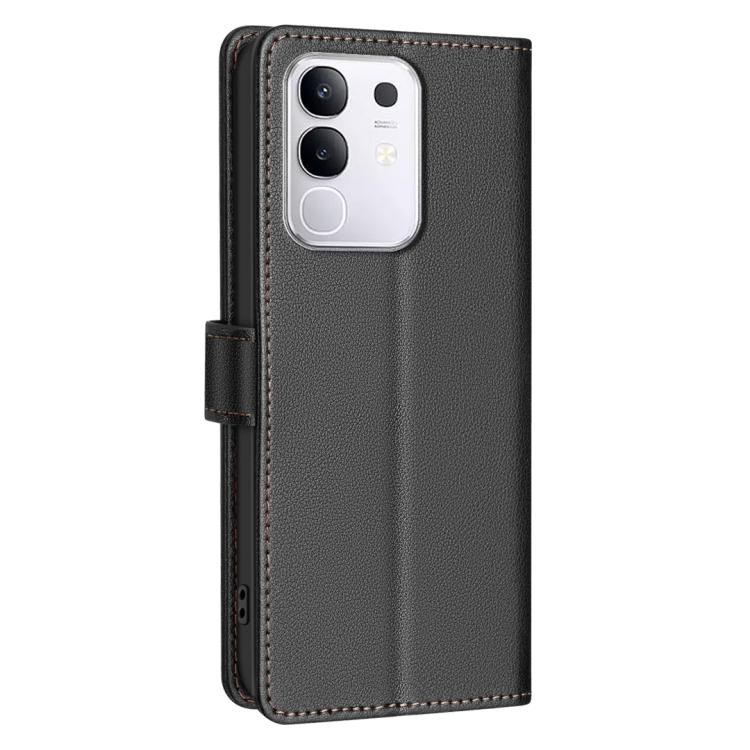For vivo Y29 4G Litchi Texture RFID Anti-theft Leather Phone Case