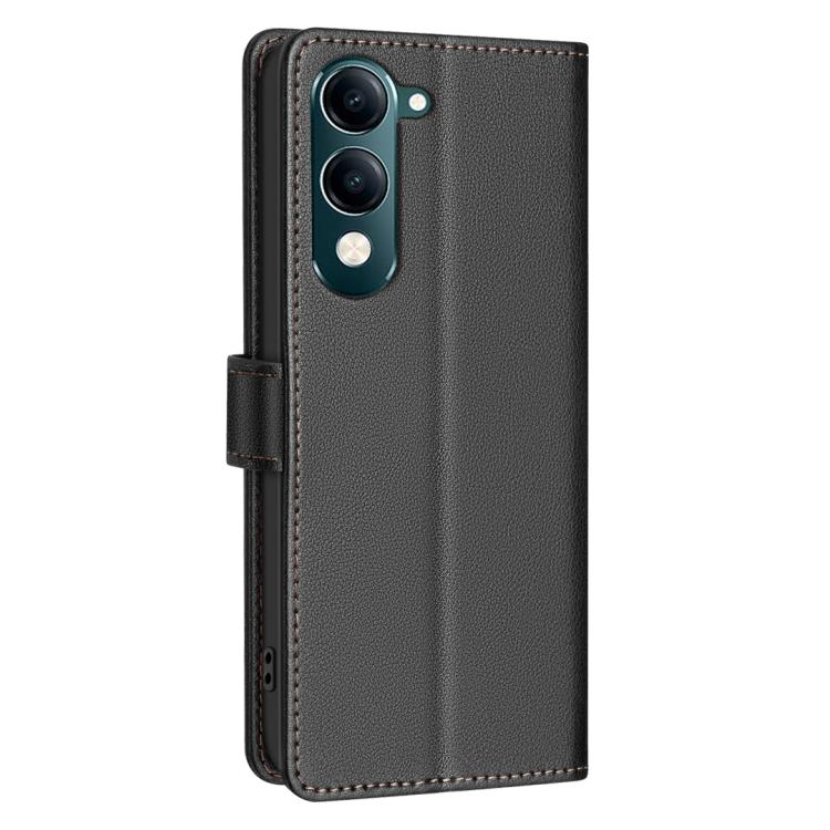 For vivo Y29S 5G Global Litchi Texture RFID Anti-theft Leather Phone Case