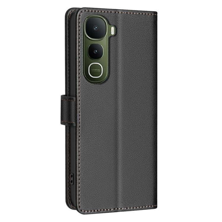 For vivo Y400 5G Global Litchi Texture RFID Anti-theft Leather Phone Case