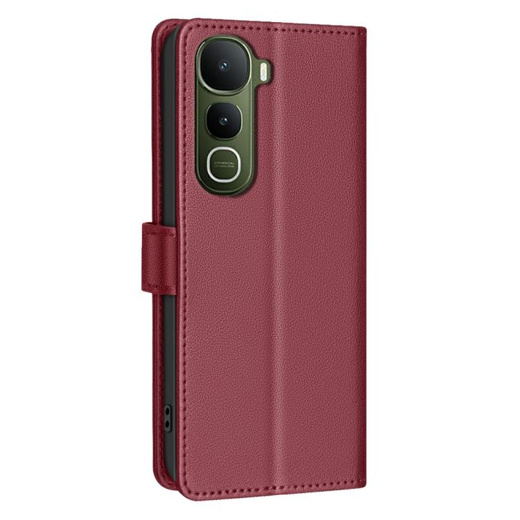 For vivo Y400 5G Global Litchi Texture RFID Anti-theft Leather Phone Case