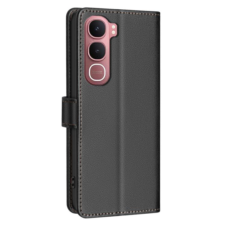 For vivo Y31 5G 2025 Litchi Texture RFID Anti-theft Leather Phone Case
