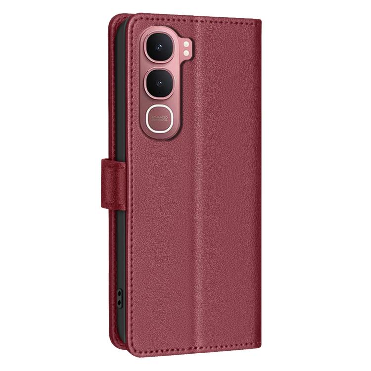 For vivo Y31 5G 2025 Litchi Texture RFID Anti-theft Leather Phone Case