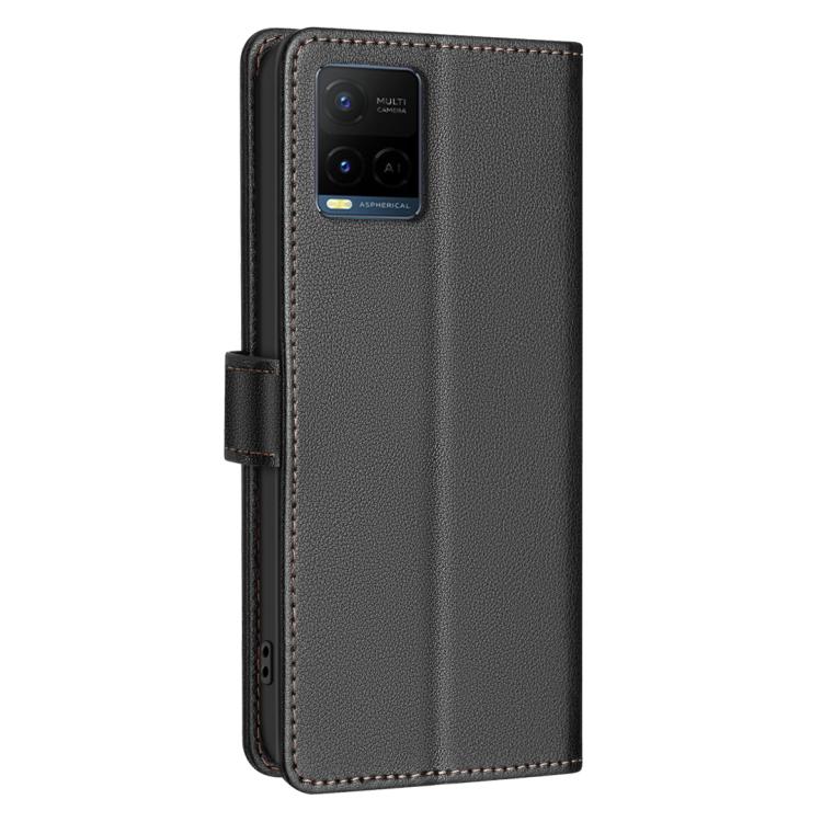 For vivo Y21 5G 2026 / Y05 4G Litchi Texture RFID Anti-theft Leather Phone Case