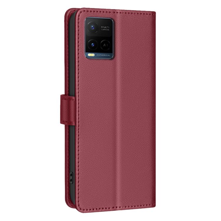 For vivo Y21 5G 2026 / Y05 4G Litchi Texture RFID Anti-theft Leather Phone Case