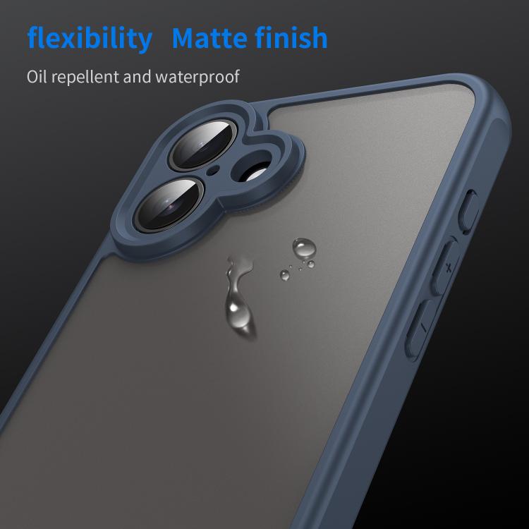 For iPhone 16 Plus Fan Dun Series TPU Hybrid PC Frosted Phone Case