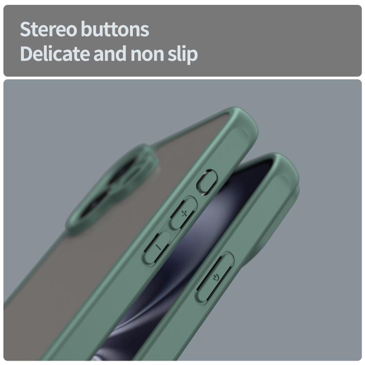 For iPhone 16 Plus Fan Dun Series TPU Hybrid PC Frosted Phone Case
