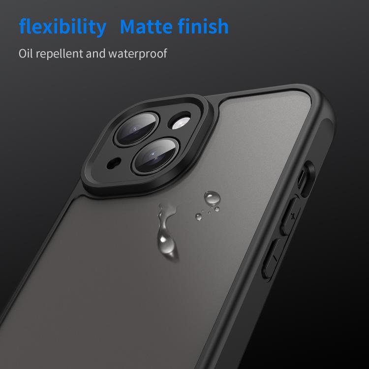 For iPhone 14 Fan Dun Series TPU Hybrid PC Frosted Phone Case