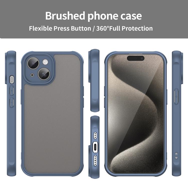 For iPhone 14 Pro Max Fan Dun Series TPU Hybrid PC Frosted Phone Case