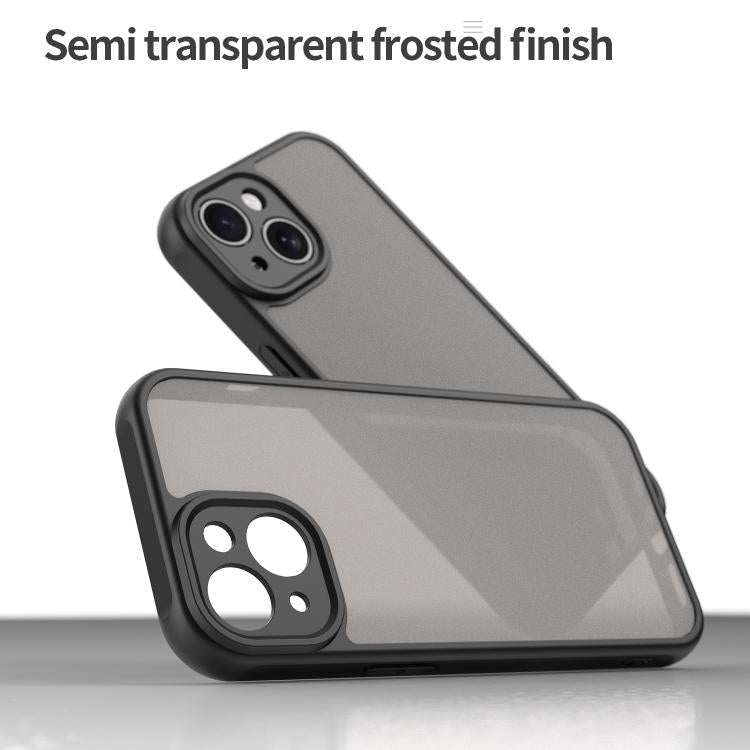 For iPhone 13 Pro Fan Dun Series TPU Hybrid PC Frosted Phone Case