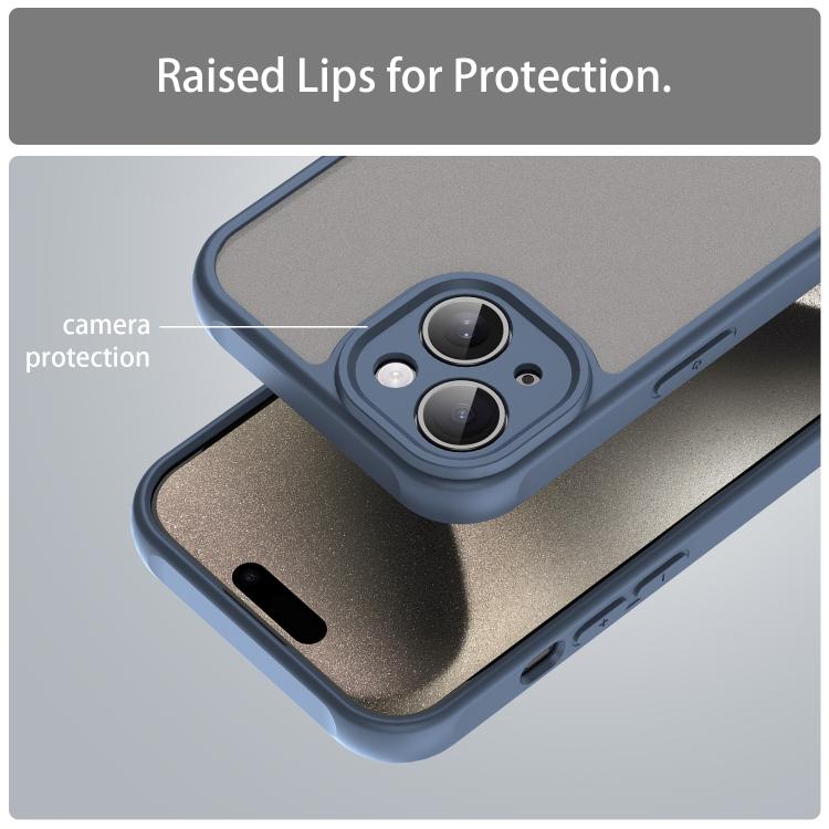 For iPhone 13 Fan Dun Series TPU Hybrid PC Frosted Phone Case