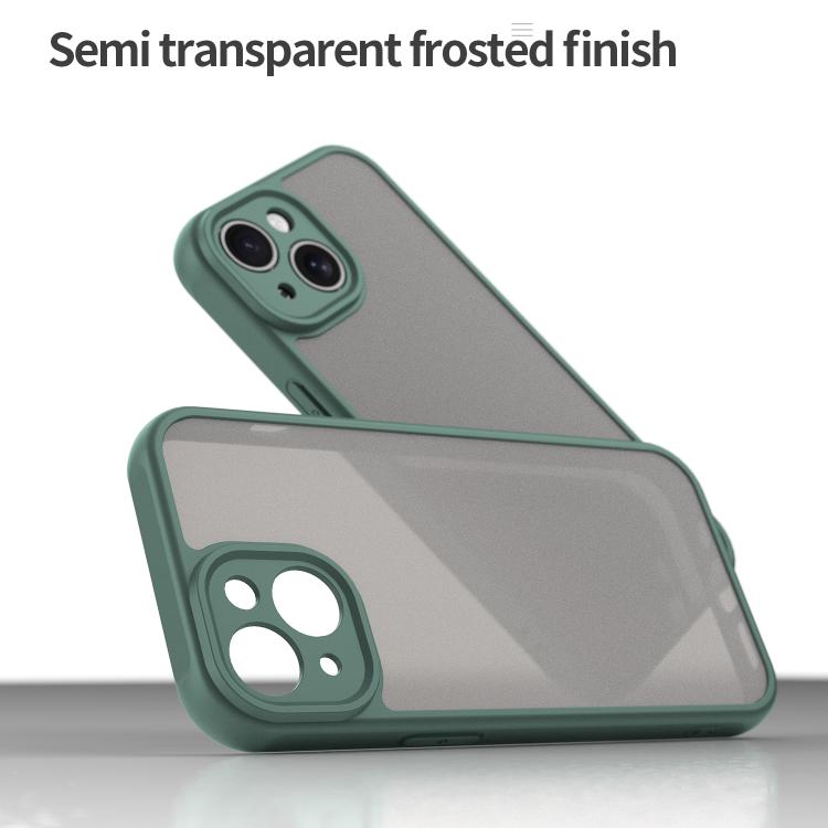 For iPhone 13 Fan Dun Series TPU Hybrid PC Frosted Phone Case