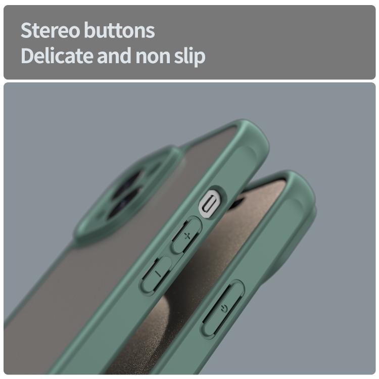 For iPhone 13 Fan Dun Series TPU Hybrid PC Frosted Phone Case