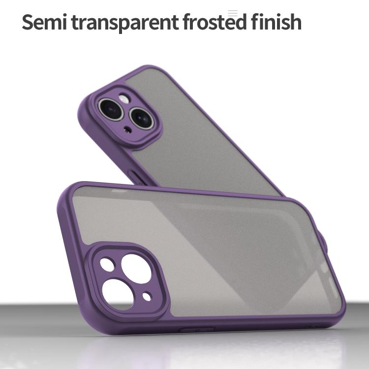 For iPhone 13 Fan Dun Series TPU Hybrid PC Frosted Phone Case