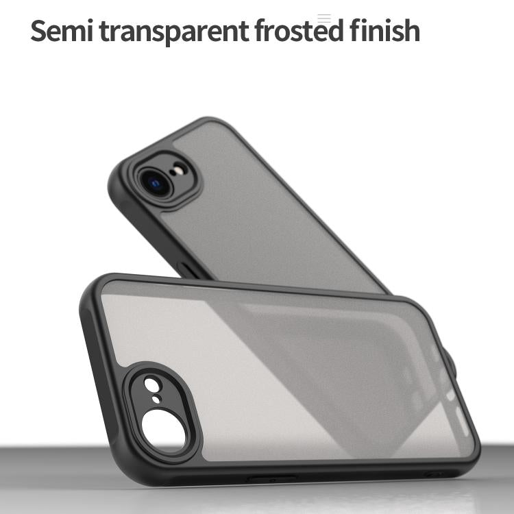 For iPhone 17e / 16e Fan Dun Series TPU Hybrid PC Frosted Phone Case