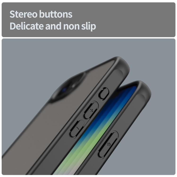 For iPhone 17e / 16e Fan Dun Series TPU Hybrid PC Frosted Phone Case