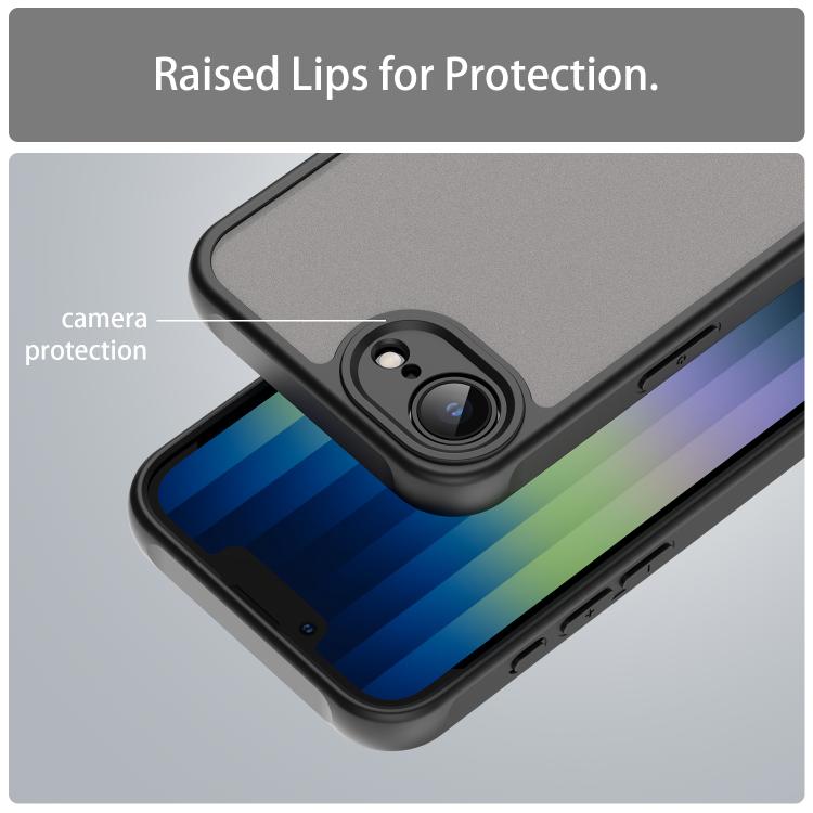 For iPhone 17e / 16e Fan Dun Series TPU Hybrid PC Frosted Phone Case