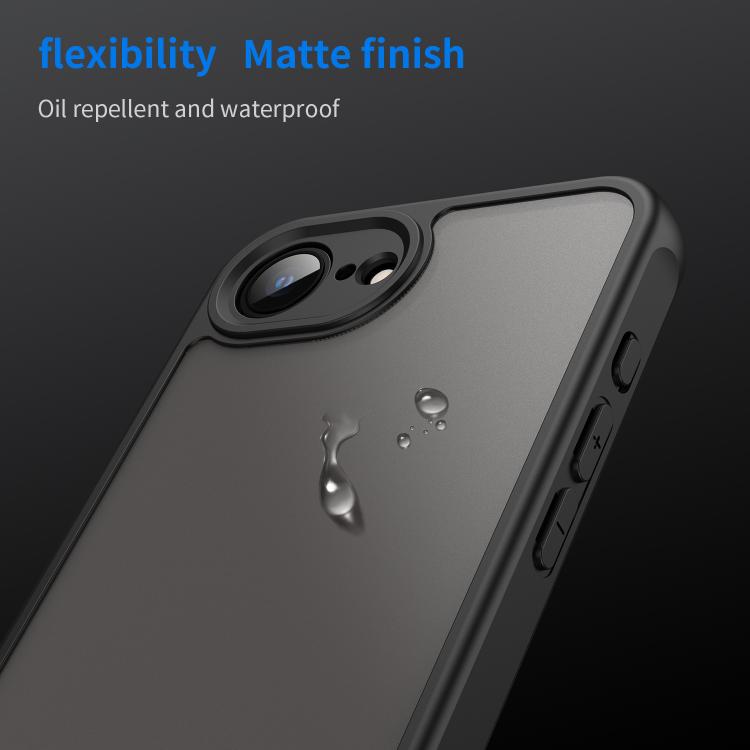 For iPhone 17e / 16e Fan Dun Series TPU Hybrid PC Frosted Phone Case
