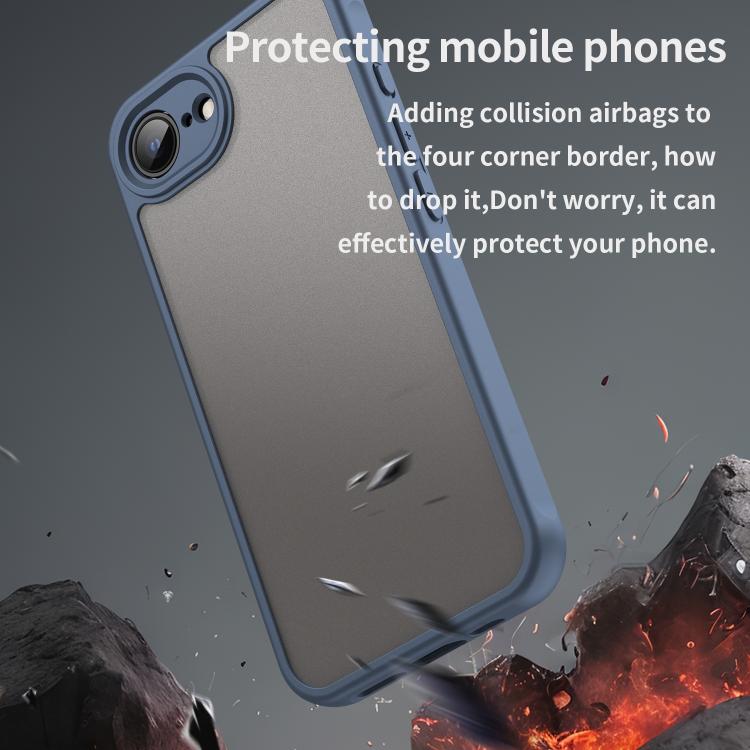 For iPhone 17e / 16e Fan Dun Series TPU Hybrid PC Frosted Phone Case