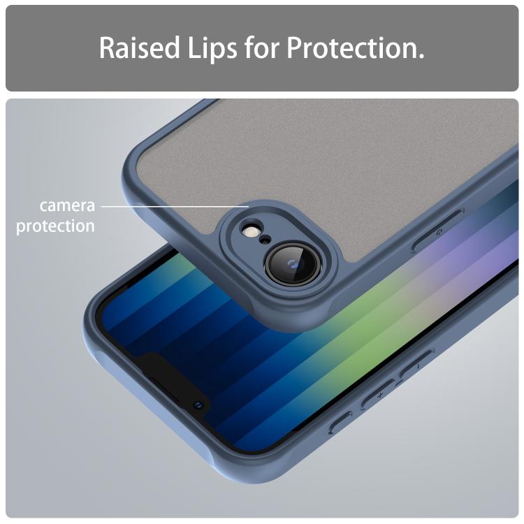 For iPhone 17e / 16e Fan Dun Series TPU Hybrid PC Frosted Phone Case