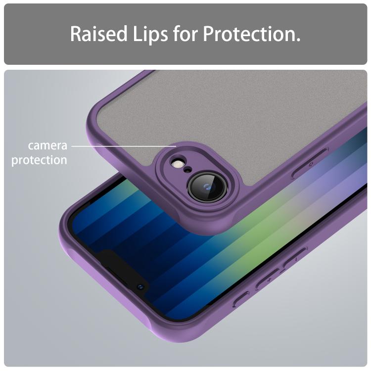 For iPhone 17e / 16e Fan Dun Series TPU Hybrid PC Frosted Phone Case