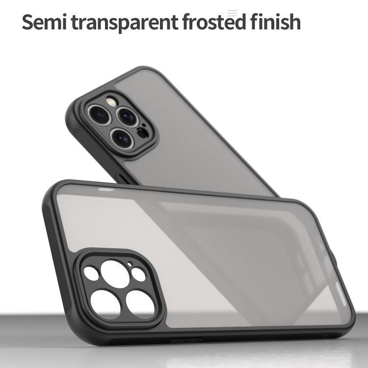 For iPhone 12 Pro Max Fan Dun Series TPU Hybrid PC Frosted Phone Case