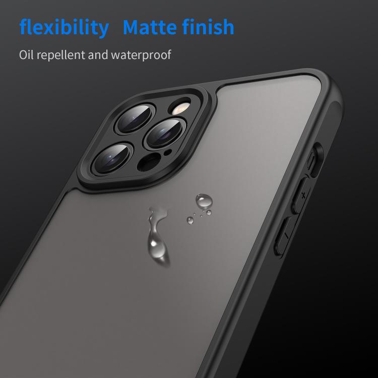 For iPhone 12 Pro Max Fan Dun Series TPU Hybrid PC Frosted Phone Case