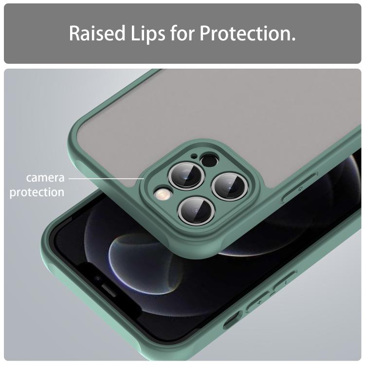 For iPhone 12 Pro Max Fan Dun Series TPU Hybrid PC Frosted Phone Case