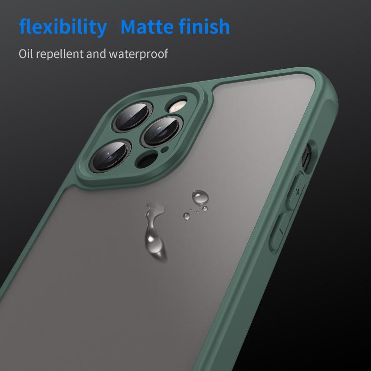 For iPhone 12 Pro Max Fan Dun Series TPU Hybrid PC Frosted Phone Case
