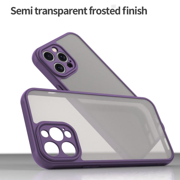 For iPhone 12 Pro Max Fan Dun Series TPU Hybrid PC Frosted Phone Case