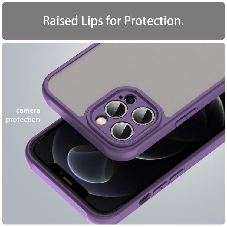 For iPhone 12 Pro Max Fan Dun Series TPU Hybrid PC Frosted Phone Case