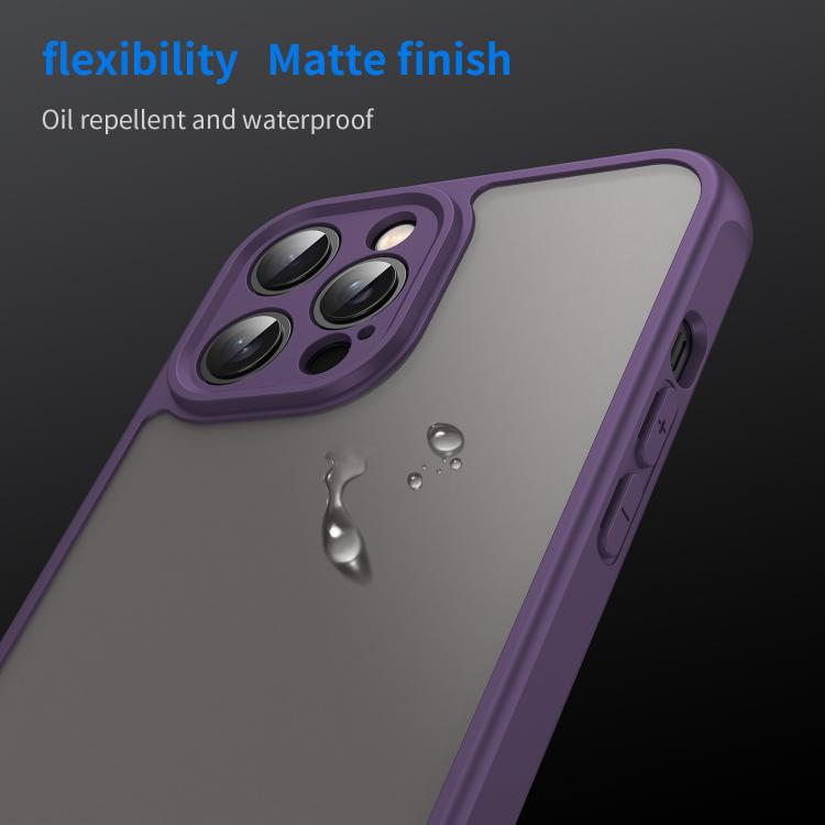 For iPhone 12 Pro Max Fan Dun Series TPU Hybrid PC Frosted Phone Case